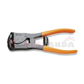 1092 V200 - Клещи резачки челни усилени с лостова система с оранжеви PVC дръжки
