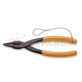 1032HS 180 - Зегер клещи прави за отвор Ø19-60мм с оранжеви PVC дръжки (с окачвач)