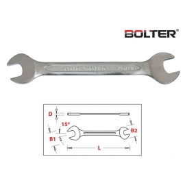 Ключ гаечен пресован 10x11мм. CR-V. | BOLTER