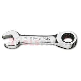 142 C18 - Ключ звездогаечен къс с тресчотка | BETA Tools
