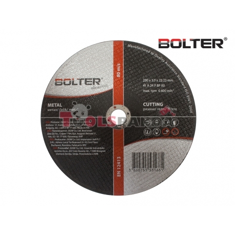 Диск за рязане на метал ø350x3.0x25.4 A36K | BOLTER
