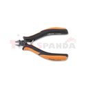1182 BM - Клещи резачки диагонални къси прави с Bi-material дръжки и отваряща пружина за кабели медни 1,3мм