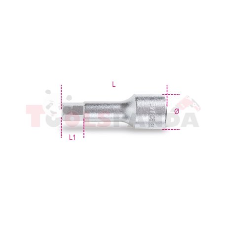 920 ME8 - Вложка с накрайник шестограм на 1/2" удължена монолитна