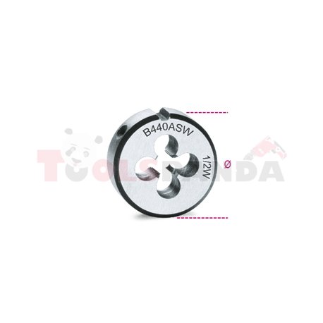 440 ASW9/16 - Плашка от хромирана стомана 38,1мм Whitworth-стандарт