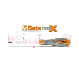 1297 TX15 - Отвертка TORX 4x80 BetamaX