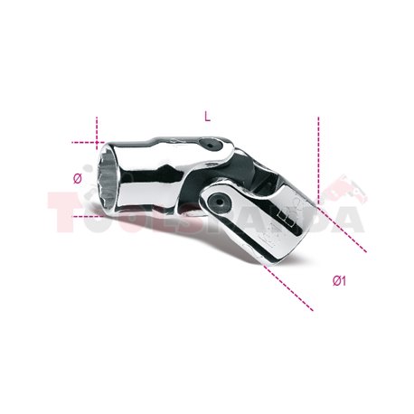 910 AS/SN3/8 - Вложка дванадесетостен на 3/8" инчова с каре