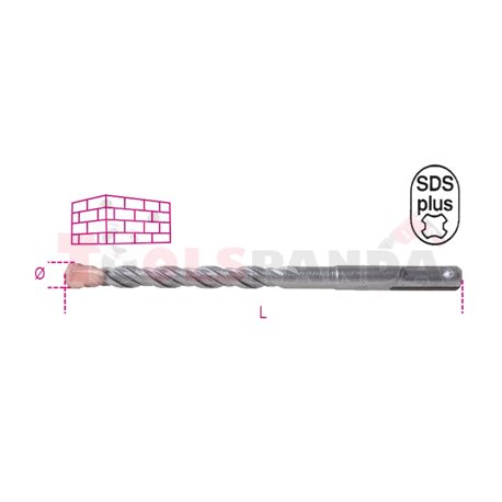 419 6X160 - Свредло за бетон ударно с SDSplus-опашка