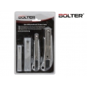Ножове макетни 2 бр. (18мм. и 9мм.) и 20 резервни ножа к-т | BOLTER
