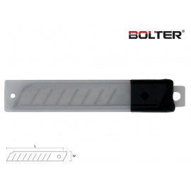 Ножове резервни за макетен нож 18мм. 10 бр. к-т | BOLTER