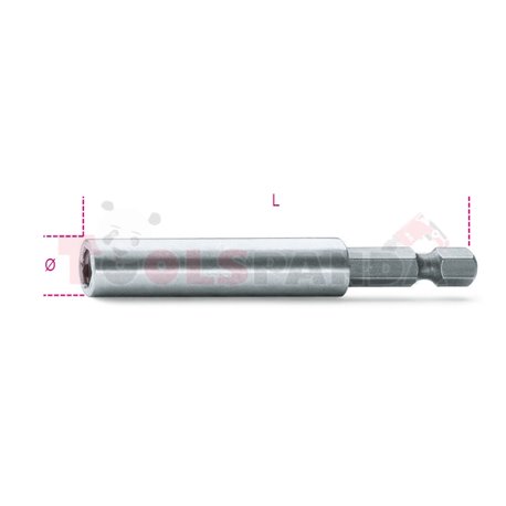 882 M - Държач магнитен за битове шестостен 1/4" с опашка на 1/4" L75мм