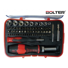 Отвертка с накрайници и вложки 65 части к-т | BOLTER