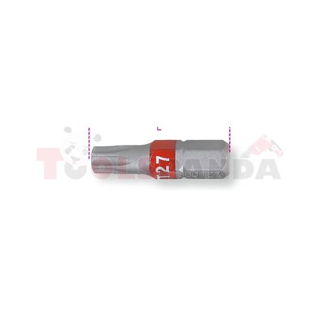 860 TX8 - Бит TORX на 1/4" L25мм с червена маркировка