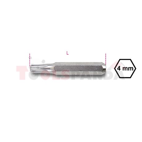 1256 TX8 - Бит TORX® 4 мм за микроотвертка, L27мм