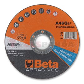 E - 11046 1,6-STEEL-INOX CUTT.DISC THIN FLAT