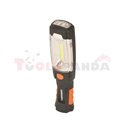 Multi-function torch TS-1108, plastic, 6 LED/COB LED, built-in battery foldable mount housing with revolving elements (hook/magn