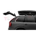 Roof box, way of opening: from both sides, colour: black glossy, (capacity: 400 l, 175x86,5x46 cm, 4-6/3-4, payload: 75 kg, weig