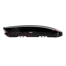 Roof box, way of opening: from both sides, colour: black glossy, (capacity: 500 l, 215x91,5x44 cm, 5-7/3-5, payload: 75 kg, weig