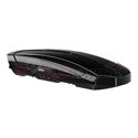 Roof box, way of opening: from both sides, colour: black glossy, (capacity: 500 l, 215x91,5x44 cm, 5-7/3-5, payload: 75 kg, weig