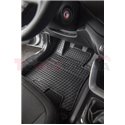 Floor mats (set, rubber, 2pcs, black, cab R) SCANIA P,G,R,T 01.14-