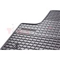 Floor mats (set, rubber, 2pcs, black, cab R) SCANIA P,G,R,T 01.14-