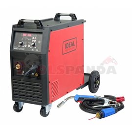 inverter semi-automatic welder mig/mag, minimum welding power: 30A, maximum welding power: 280A, power: 10,2kW, power supply vol