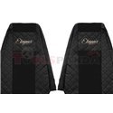 Seat covers Elegance (black, material eco-leather, velours, series ELEGANCE) RVI PREMIUM 2 10.05-