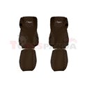 Seat covers Elegance (brown, material eco-leather, velours, series ELEGANCE, EURO 6) DAF XF 105, XF 106 10.12-