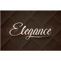 Seat covers Elegance (brown, material eco-leather, velours, series ELEGANCE, integrated driver's headrest, integrated passenger'
