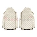 Seat covers Elegance (champagne, material eco-leather, velours, series ELEGANCE) IVECO STRALIS 01.13-