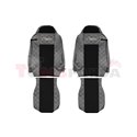 Seat covers Elegance (grey, material eco-leather, velours, series ELEGANCE) IVECO STRALIS 01.13-