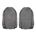 Seat covers Elegance (grey, material eco-leather, velours, series ELEGANCE) MERCEDES ACTROS MP2 / MP3 10.02-