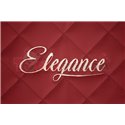 Seat covers Elegance (red, material eco-leather, velours, series ELEGANCE, adjustable driver's headrest, adjustable passenger's 