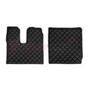 Floor mat F-CORE, on the whole floor, ECO-LEATHER, quantity per set 7 szt. (material - eco-leather, colour - black, automatic tr