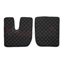 Floor mat F-CORE IVECO, on the whole floor, ECO-LEATHER, quantity per set 3 szt. (material - eco-leather, colour - black, manual