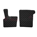 Floor mat F-CORE DAF, on the whole floor, ECO-LEATHER, quantity per set 3 szt. (material - eco-leather, colour - black, automati