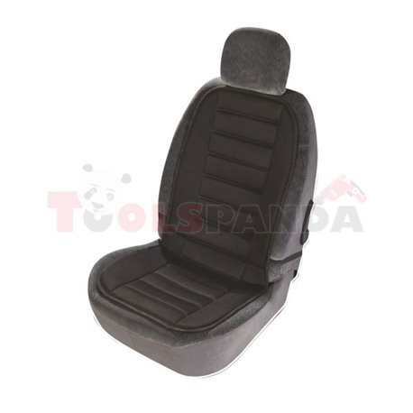 Nut seat SERIES, front, colour black, polyester, mounting with hooks