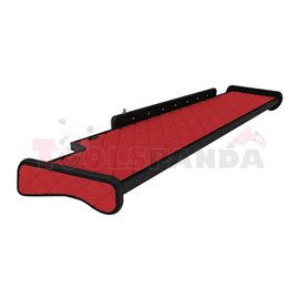 Cabin shelf (extra drawer under table top, long, (PL) panel LED - światło białe, long, colour: red, series: ELEGANCE) MAN TGX 09