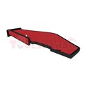 Cabin shelf (long, (PL) panel LED - światło białe, long, colour: red, series: ELEGANCE) RVI T 01.13-