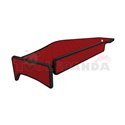 Cabin shelf (long, (PL) panel LED - światło białe, long, colour: red, series: ELEGANCE) RVI T 01.13-