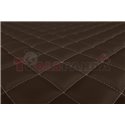 Floor mat F-CORE VOLVO, on the whole floor, ECO-LEATHER, quantity per set 3 szt. (material - eco-leather, colour - brown, automa