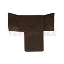 Floor mat F-CORE MAN, on the whole floor, ECO-LEATHER, quantity per set 3 szt. (material - eco-leather, colour - brown, cab L, c