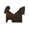 Floor mat F-CORE IVECO, on the whole floor, ECO-LEATHER, quantity per set 3 szt. (material - eco-leather, colour - brown, automa