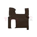 Floor mat F-CORE MAN, on the whole floor, ECO-LEATHER, quantity per set 3 szt. (material - eco-leather, colour - brown, automati