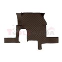 Floor mat F-CORE MAN, on the whole floor, ECO-LEATHER, quantity per set 3 szt. (material - eco-leather, colour - brown, automati