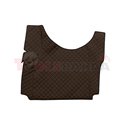 Floor mat F-CORE RENAULT, on the whole floor, ECO-LEATHER, quantity per set 3 szt. (material - eco-leather, colour - brown, high