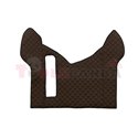 Floor mat F-CORE RENAULT, on the whole floor, ECO-LEATHER, quantity per set 3 szt. (material - eco-leather, colour - brown) RVI 