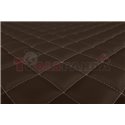 Floor mat F-CORE RENAULT, on the whole floor, ECO-LEATHER, quantity per set 3 szt. (material - eco-leather, colour - brown) RVI 