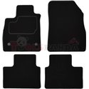 Floor mats (set, velours, 4pcs, colour black) RENAULT TALISMAN 06.15- saloon