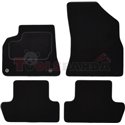 Floor mats (set, velours, colour black, 7 places) PEUGEOT 5008 06.09-03.17 van