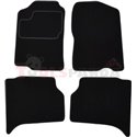 Floor mats (set, velours, 4pcs, colour black, 4-door) ISUZU TROOPER III 05.98-08.04 off-road/suv